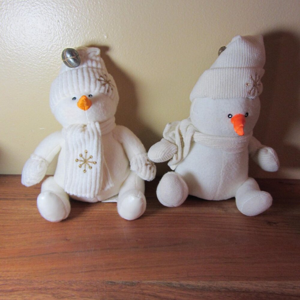 SALE* plush First & Main snowman AND Tapioca stuffed animal (w1649)